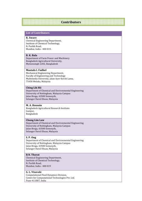 Solar Drying: Fundamentals,Applications and Innovations - National ...