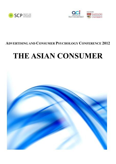THE ASIAN CONSUMER - Institute on Asian Consumer Insight