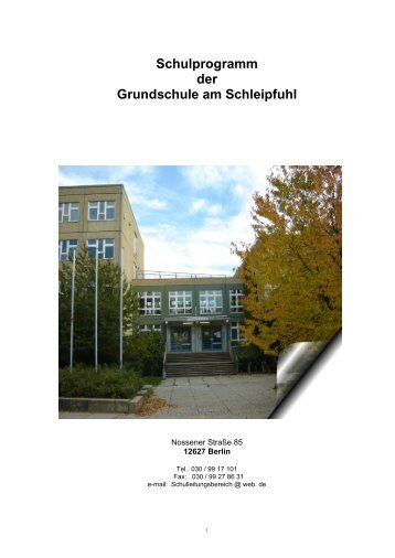 Schulprogramm der Grundschule am Schleipfuhl