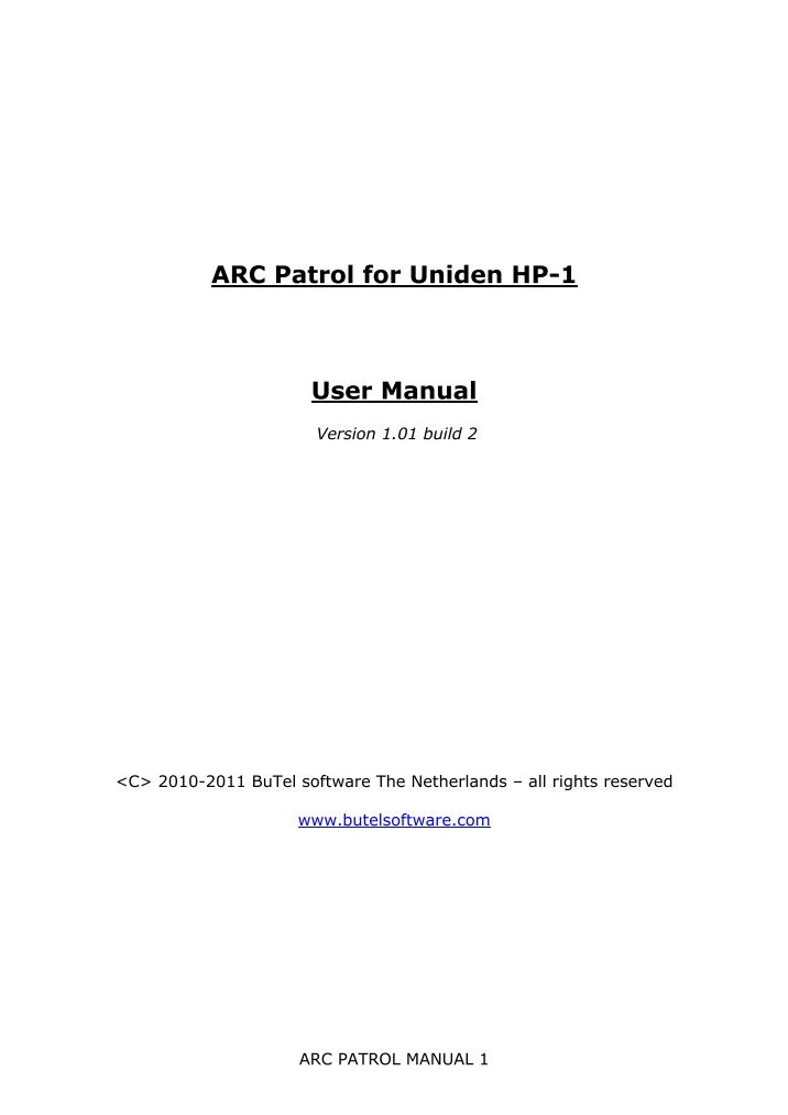 Butel arc500 manual - bigret