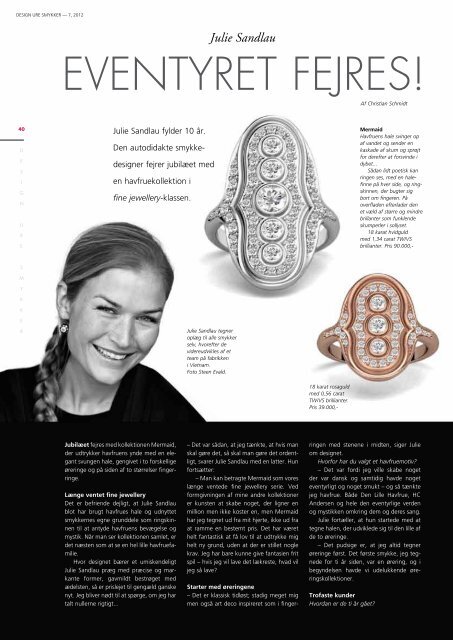 BjÃ¸rg Jewellery : En rejse i tid, fantasi ... - Designuresmykker.dk