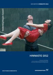 HINNASTO 2012 - Grundfos