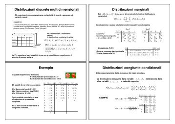 Introduzione all'inferenza - Dipartimento di Economia e Statistica