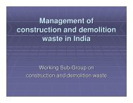 Management of construction and demolition waste in India - Delhi