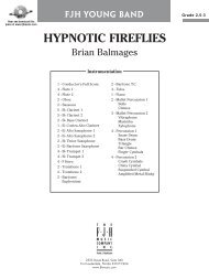 HYPNOTIC FIREFLIES - Pender's Music Company