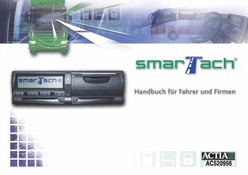 SmarTach Bedienungsanleitung - F+T Service