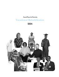 Annual Report 04.qxd - Kentucky: Office of Vocational Rehabilitation