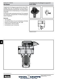 Parker_Ventile_DSDU, Vorgesteuertes ... - Vogel Gruppe