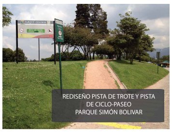 REDISEÃO PISTA DE TROTE Y PISTA DE CICLO ... - designblog