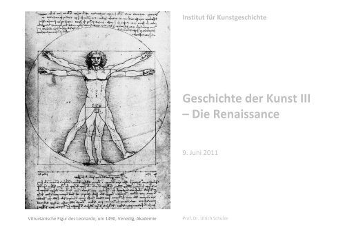 VL 6 Botticelli und Medici - KIT - IKB - Fachgebiet Kunstgeschichte