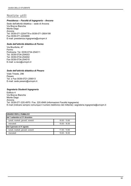 270 - guida - FacoltÃ  di Ingegneria