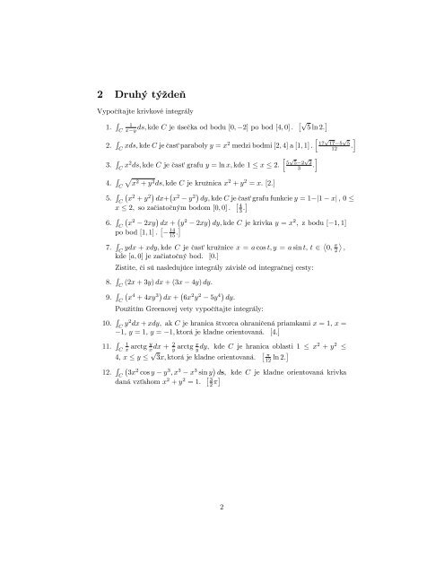 PrÃ­klady z Matematiky 3