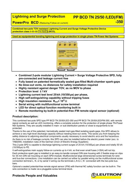 Datasheet - Leutron GmbH