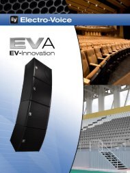 EVA brochure 1.92 MB | 5 May 2009 - Electro-Voice