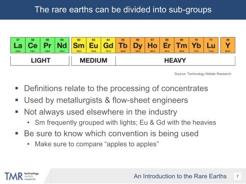 Recent Dynamics in the Global CRITICAL Rare-Earths Market and ...