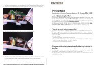 Internt backupbatteri 9030 - Ondico