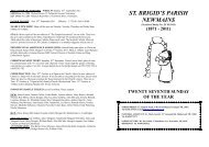 Parish Bulletin Sunday 2nd October 2011.wps - Saint Brigid's ...