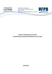 Projeto PedagÃ³gico de Curso (PDF) - UFPR Litoral - Universidade ...