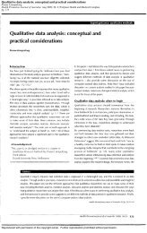 Qualitative data analysis: conceptual and practical ... - ResearchGate