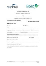 Middle Winsham Farm, application form 2013 - NPS