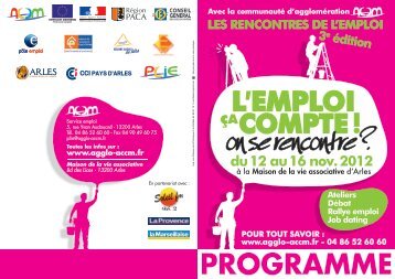 Programme des rencontres de l'emploi 2012 - ACCM