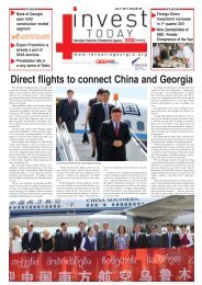 Direct flights to connect China and Georgia - Invest in Georgia