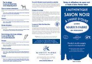 Conseils d'utilisation du savon noir Marius Fabre