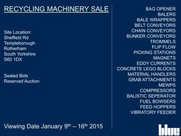 MachinerySale