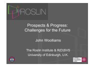 Woolliams, John - The Roslin Institute - University of Edinburgh