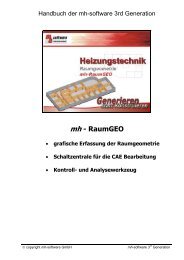 mh - RaumGEO - mh-software GmbH