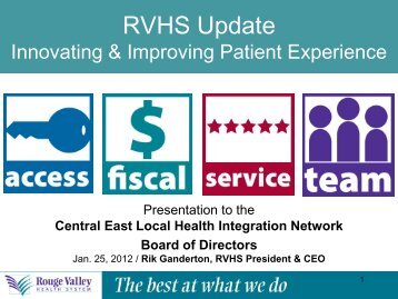 Rouge Valley Health System - Strategic and Quality Improvement Plan