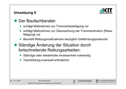 GebÃ¤udeeinsturz â UnterstÃ¼tzung durch den Baufachberater