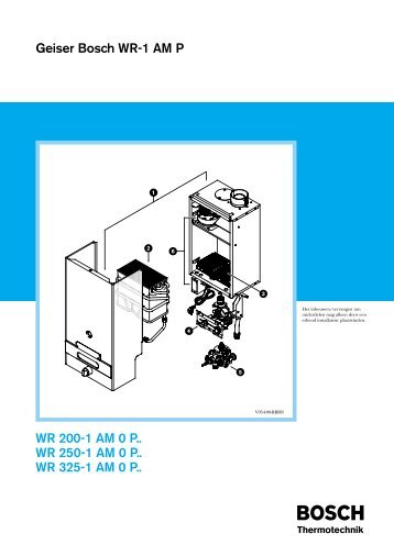 Geiser Bosch WR-1 AM P WR 200-1 AM 0 P.. WR 250-1 AM 0 P ...