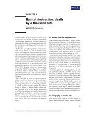 Habitat Destruction: Death by a Thousand Cuts - Society for ...