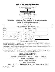 Registration Form- October 18-19, 2003 - Oregon State 4-H ...