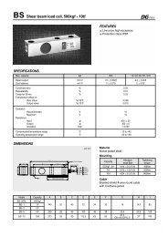 BS Shear beam load cell, 500kgf - 10tf - KODA