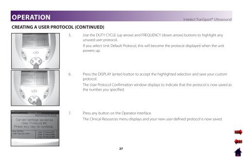 Intelect Transport Ultrasound User Manual - DJO Global