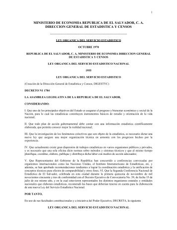 Ley OrgÃÂ¡nica del Servicio - Ministerio de EconomÃ­a