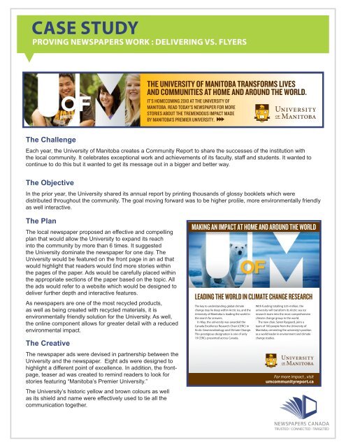 CASE STUDY - Newspapers Canada