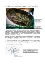 Energy Efficiency Strategies of Singapore's Rapid Transit System