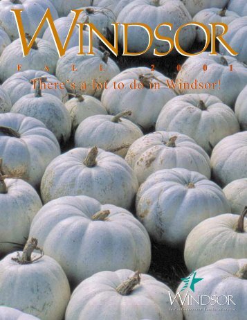 There's a lot to do in Windsor! - Town of Windsor