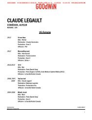CLAUDE LEGAULT - Agence Goodwin