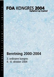Beretning 2000-2004 - FOA