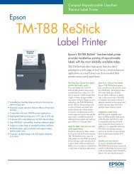 TM-T88 ReStick - Epson POS Printers