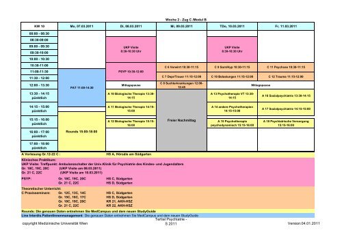 Stundenplan Zug C - Mod B.pdf - Medizinische Universität Wien