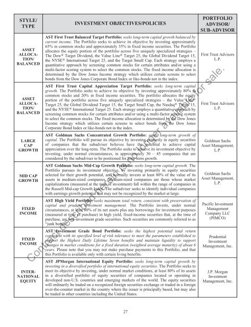 Strategic Partners Plus 3 - Prudential Annuities