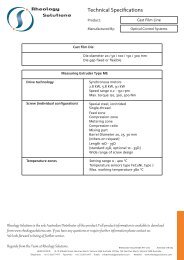 OCS Cast Film Line Specifications.pdf - Rheology Solutions