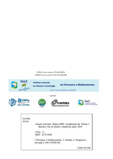 Annual Activities Report 2011 - INCT-Inofar - UFRJ