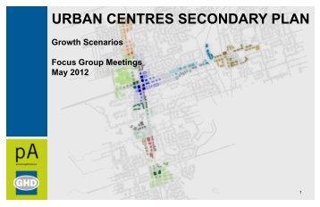 URBAN CENTRES SECONDARY PLAN - Town of Newmarket