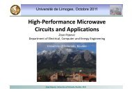 High-Performance Microwave Circuits and Applications Zoya Popovic